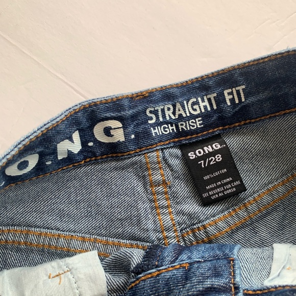 New! S.O.N.G ‘Vintage Rigid’ Jeans, Sz 28 - Picture 8 of 8
